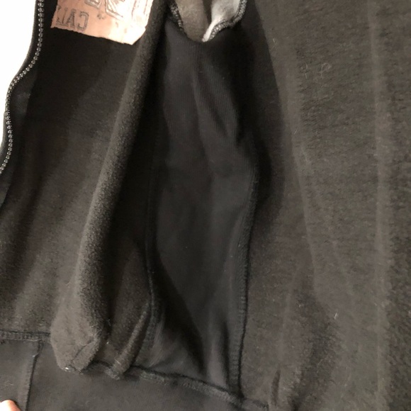 Letterman Style Zipper Hoodie - Picture 6 of 9